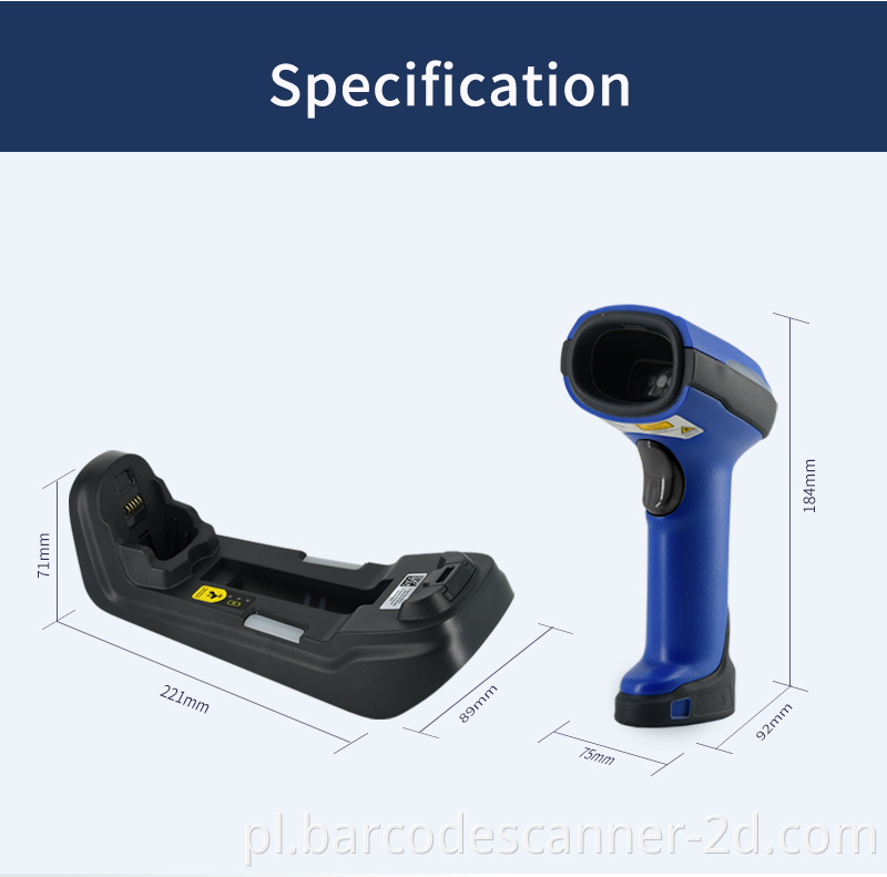 Winson ST10-71FA-BTU Ultra-Rugged Scanner Scanner Producencje skanera kodów kreskowych przemysłowych
